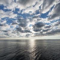 Levé de soleil sur le Saint-Laurent, Canada